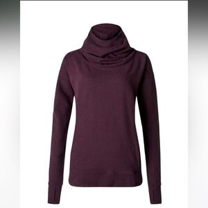 Lululemon Stress Less Hoodie Heathered Bordeaux Drama 2